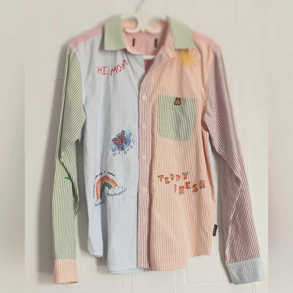 Teddy Fresh Graphic Button Down Shirt